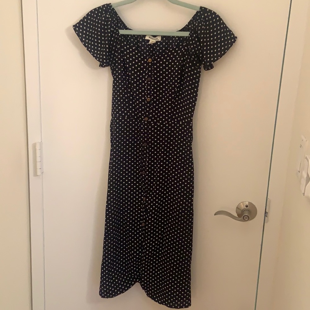 Monteau Polka Dot Dress